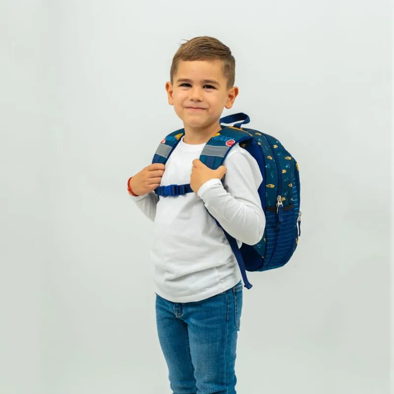 Belmil Kiddy Plus Kindergartenrucksack - Heavy Machinery