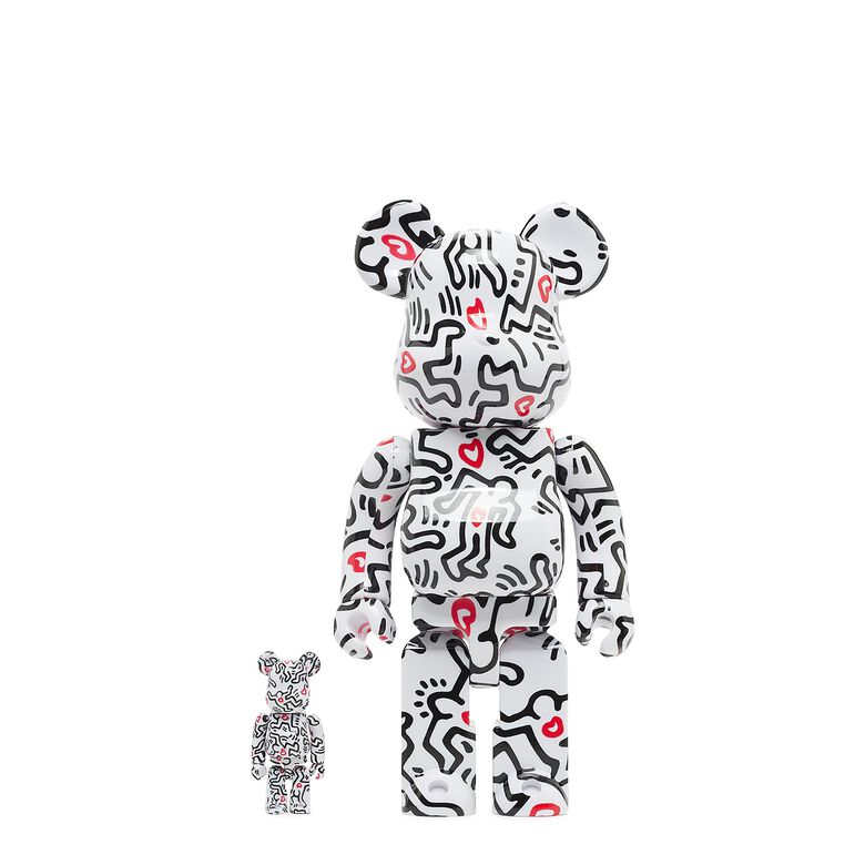 Medicom Bearbrick Keith Haring #8 100% & 400% multicolor