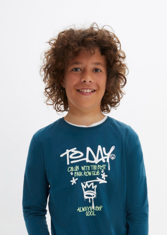 Jungen Langarmshirt (3er Pack)