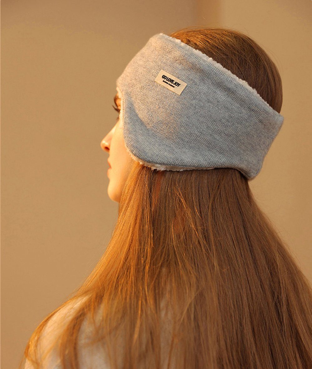 Ohrenwärmer Ohrenwärmer Herbst Winter Frauen Multifunktional (2Stück 1Satz, Plüsch warm) Mit Ohrstöpseln
