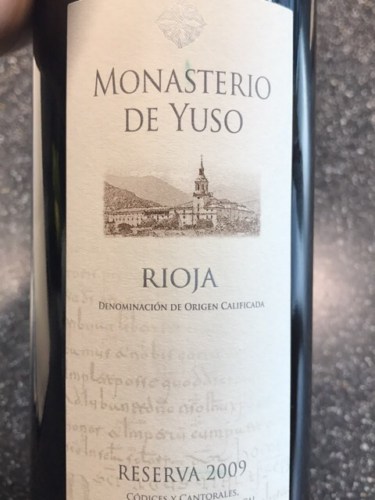 David MorenoMonasterio de Yuso Reserva 2016
