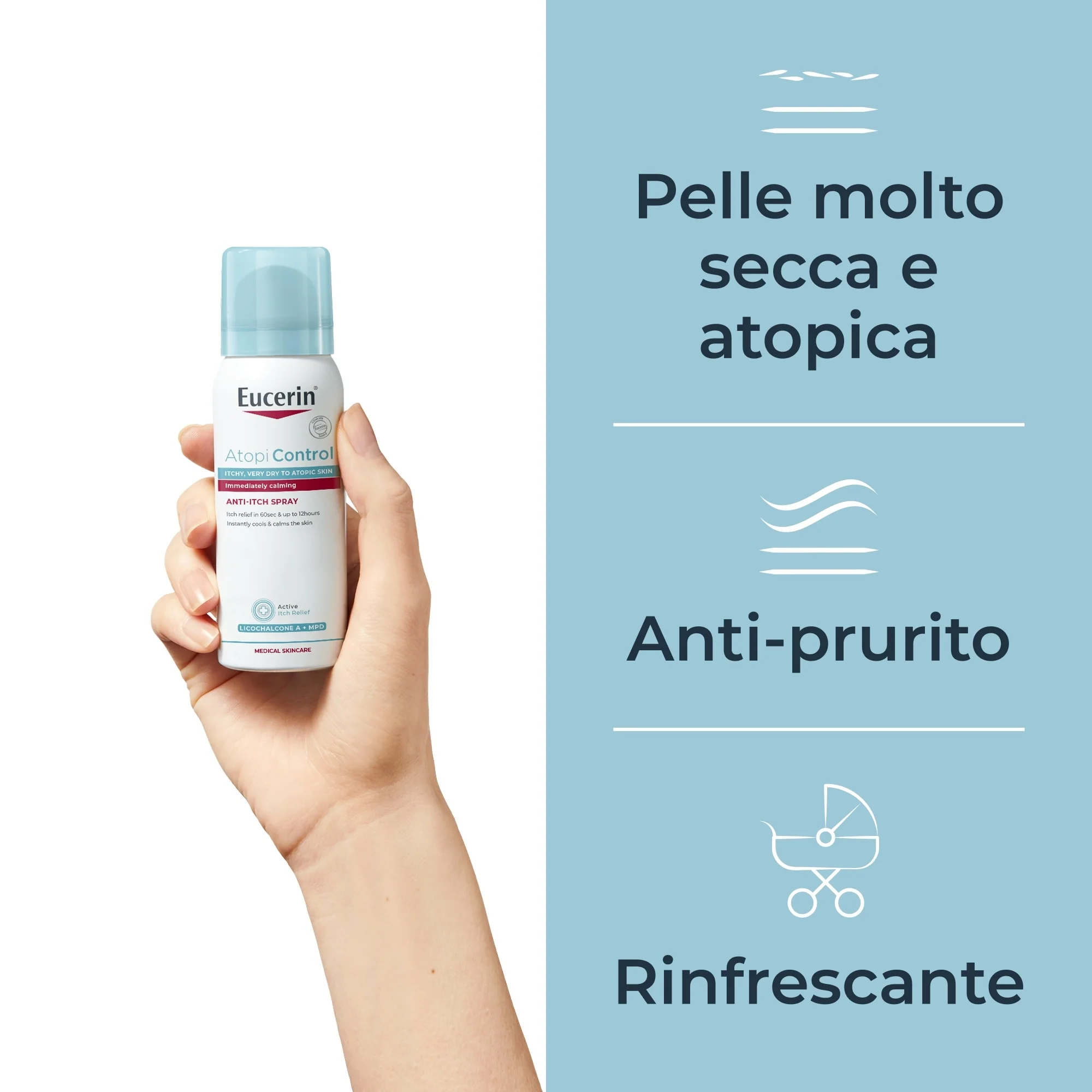 AtopiControl sprej protiv svrbeža - krema za tijelo