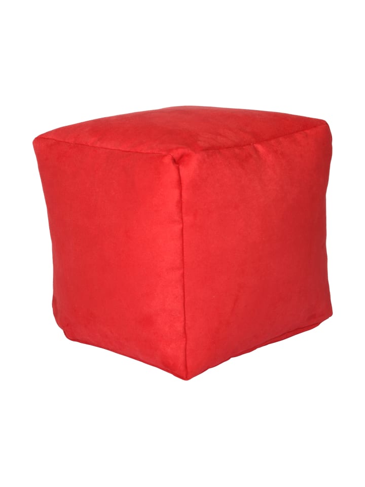 Linke Licardo Sitzwürfel 40/40/40 cm in rot günstig kaufen 40 x 40 cm