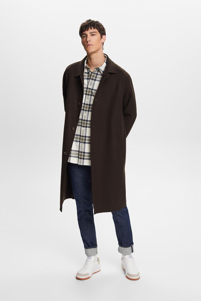 Mac Coat aus Wolle