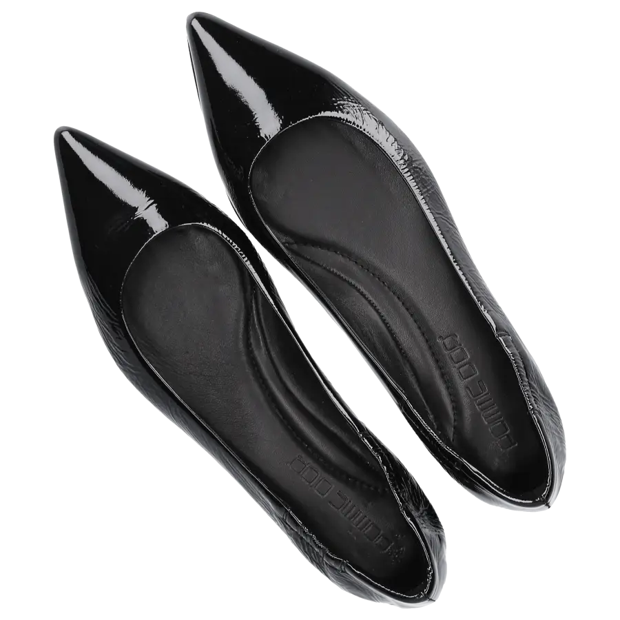 Pomme D`OR - Ballerinas 1720 Lackleder - schwarz