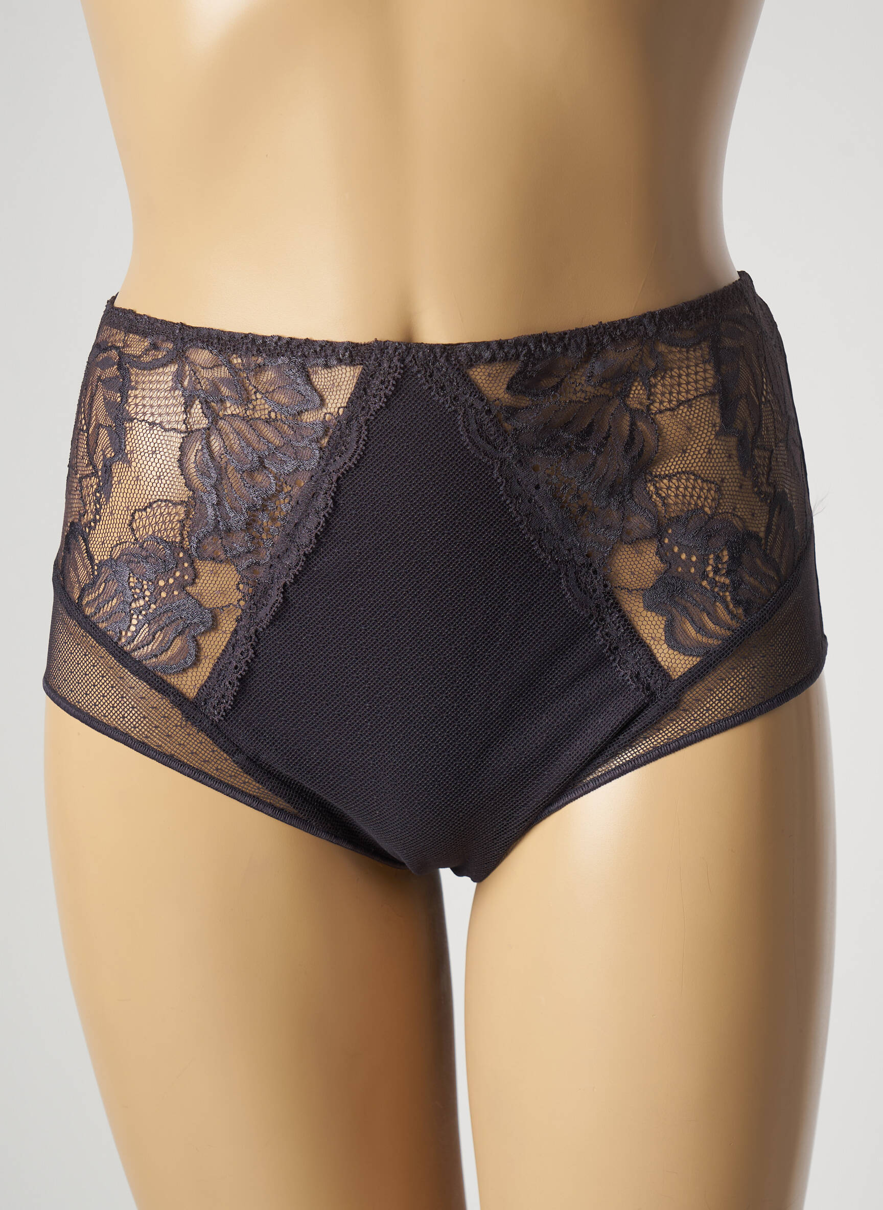 Simone Perele Culottes Hautes Femme couleur gris