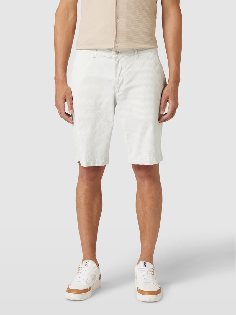 Bermudas mit französischen Eingrifftaschen Modell 'BOZEN' in kitt