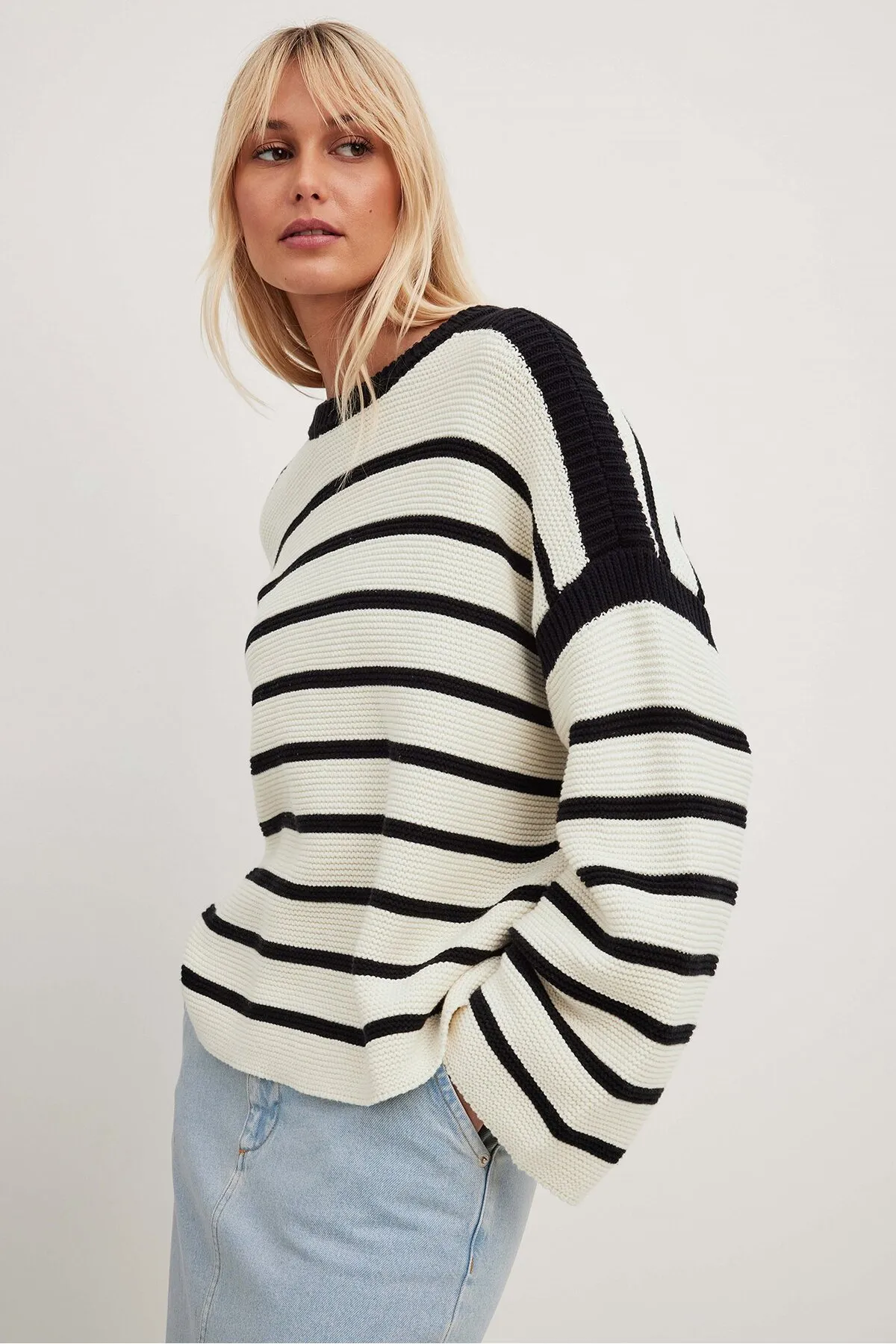 NA-KD  Sweatshirt - Mehrfarbig - Oversized