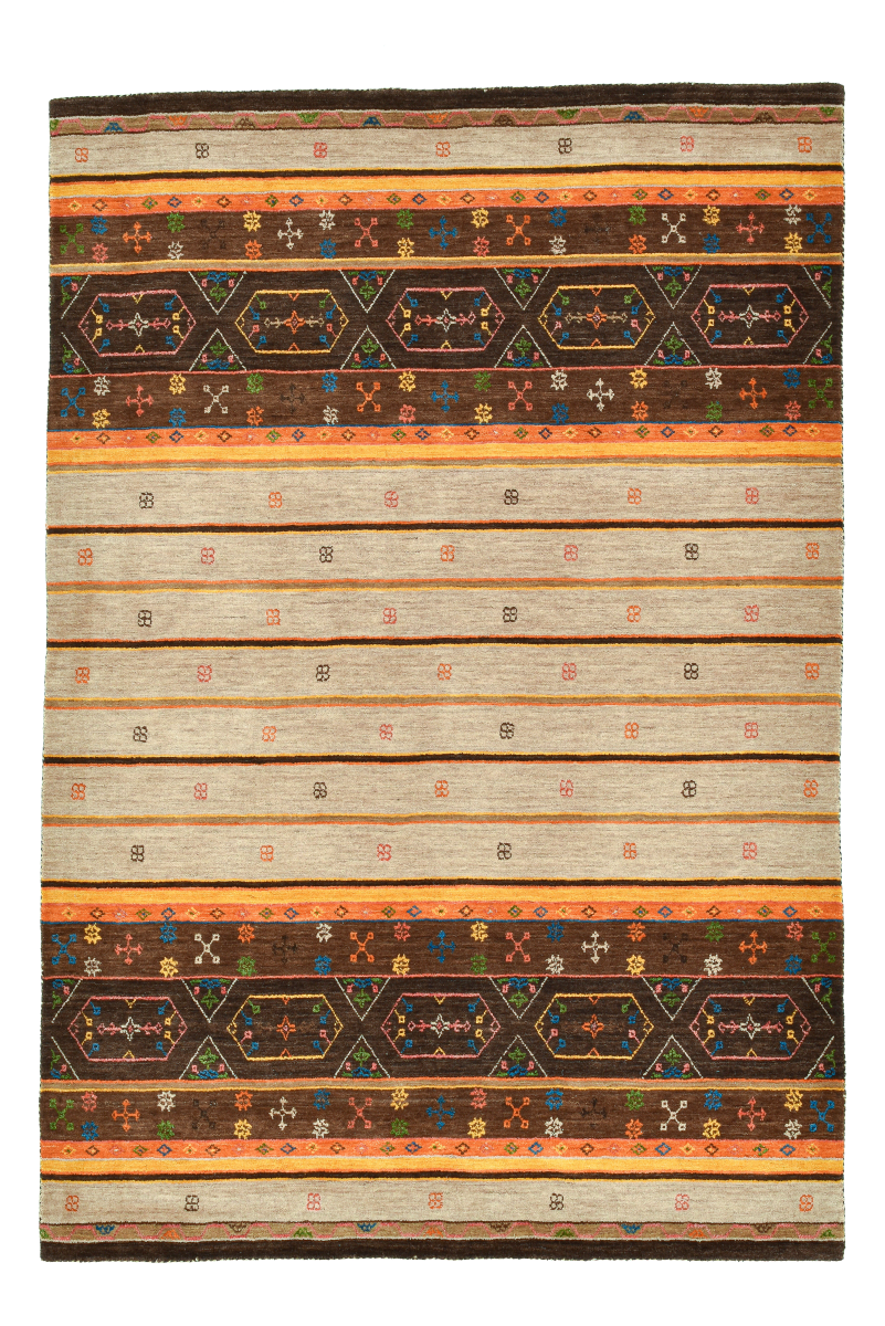 Handloom aus Indien Lori Super Diamond Sand 140 x 200 cm
