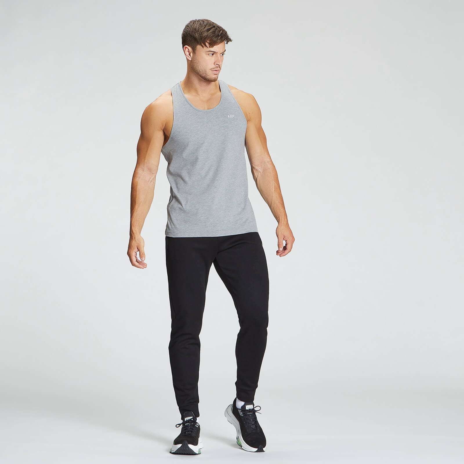 Débardeur MP Essentials pour hommes – Gris chiné classique