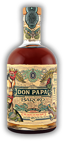 Don Papa Baroko Don Papa Baroko Spirituose auf der Basis von Rum mit einem Hauch Vanille. 0,7	 Liter - Vol 40%