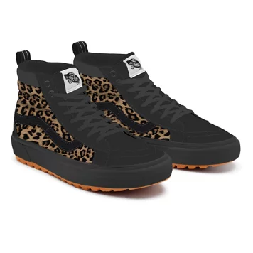Leopard and Black Sk8-Hi MTE-1 Personalizzate