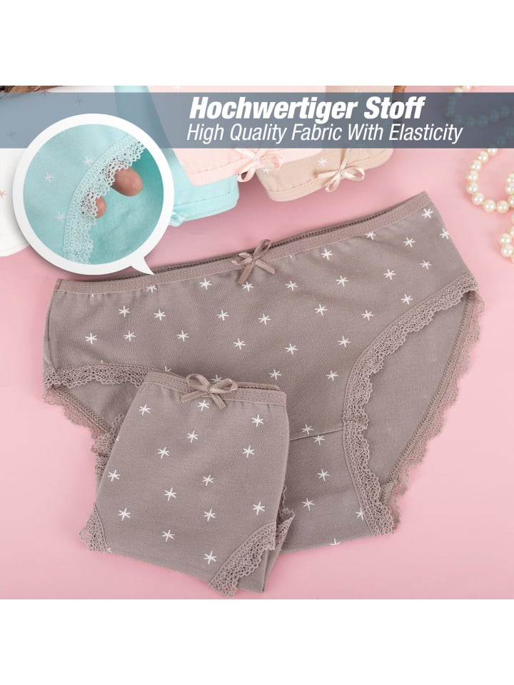 LOREZA 10er Set Slips - Sterne - Bunt günstig kaufen