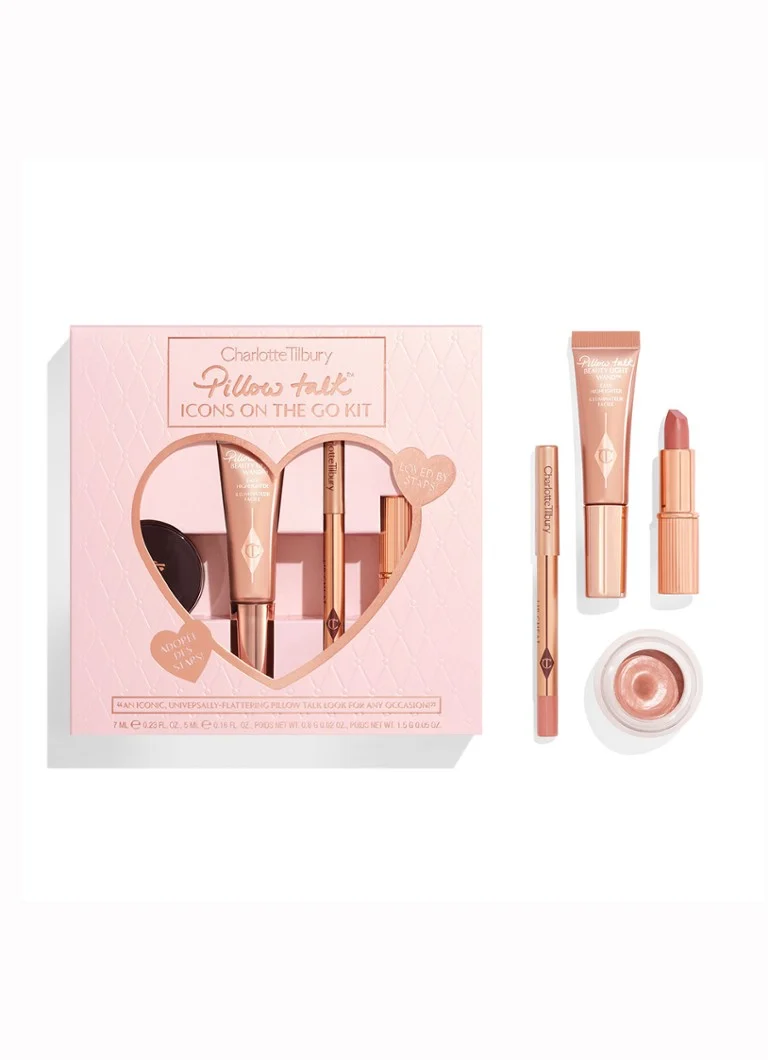 Charlotte Tilbury Pillow Talk Icons On The Go -meikkisetti - Rajoitetun erän