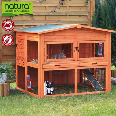 Trixie Natura Kleintierstall XL mit Freigehege