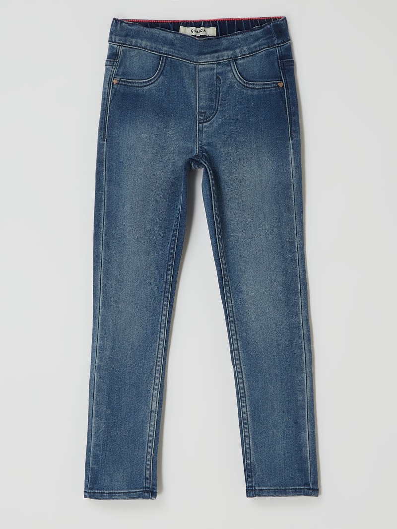 Skinny Fit Jeggings mit Stretch-Anteil Modell 'Jessy' in jeans