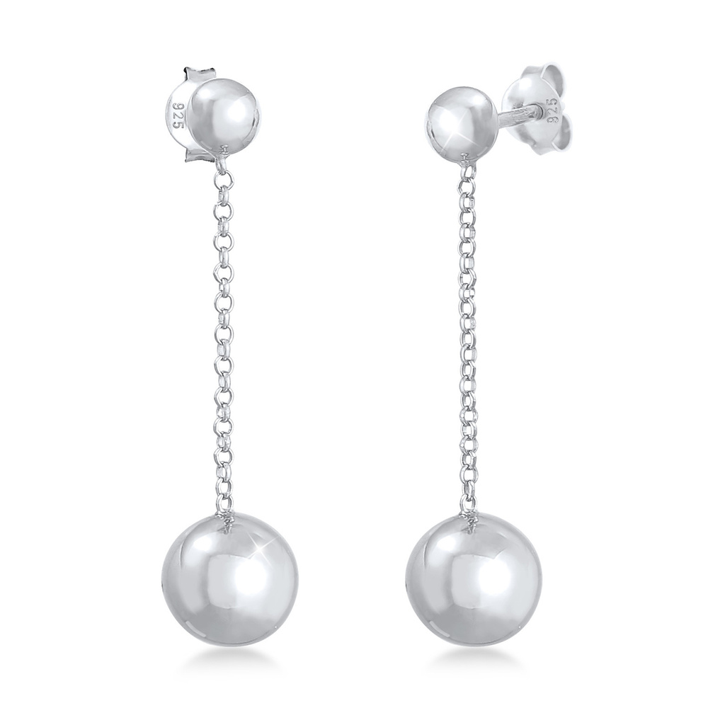 Elli Elli Boucles d'Oreilles Boucles d'oreilles pour Femmes tendance Basique en argent Boucles d'oreilles