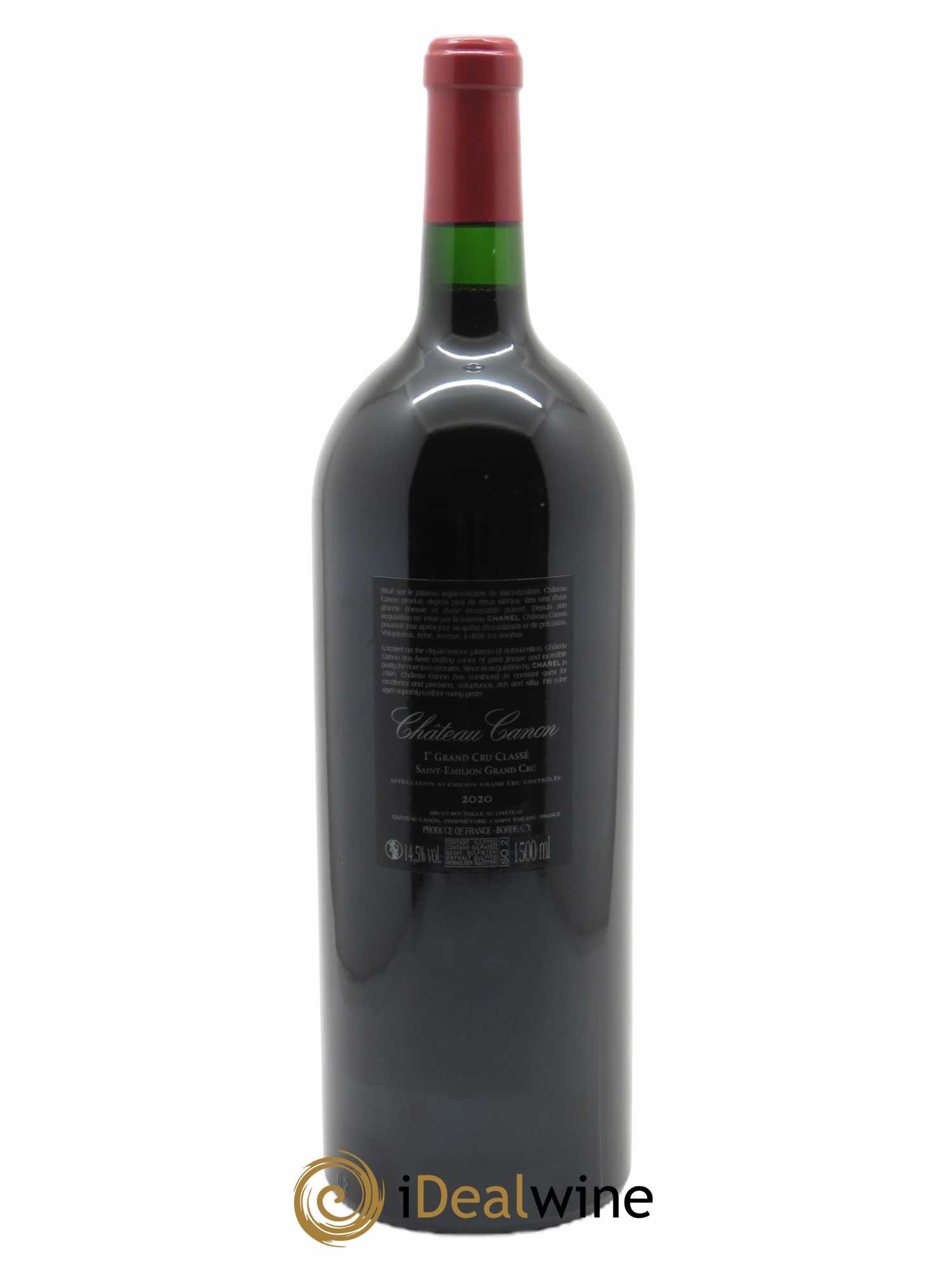 Château Canon 1er Grand Cru Classé B (CBO à partir de 6 bts) 2020 - Lot de 1 Magnum
