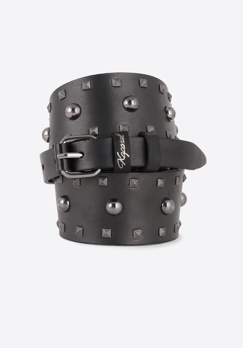 LIKKY  Ceinture fantaisie en cuir noir Femme