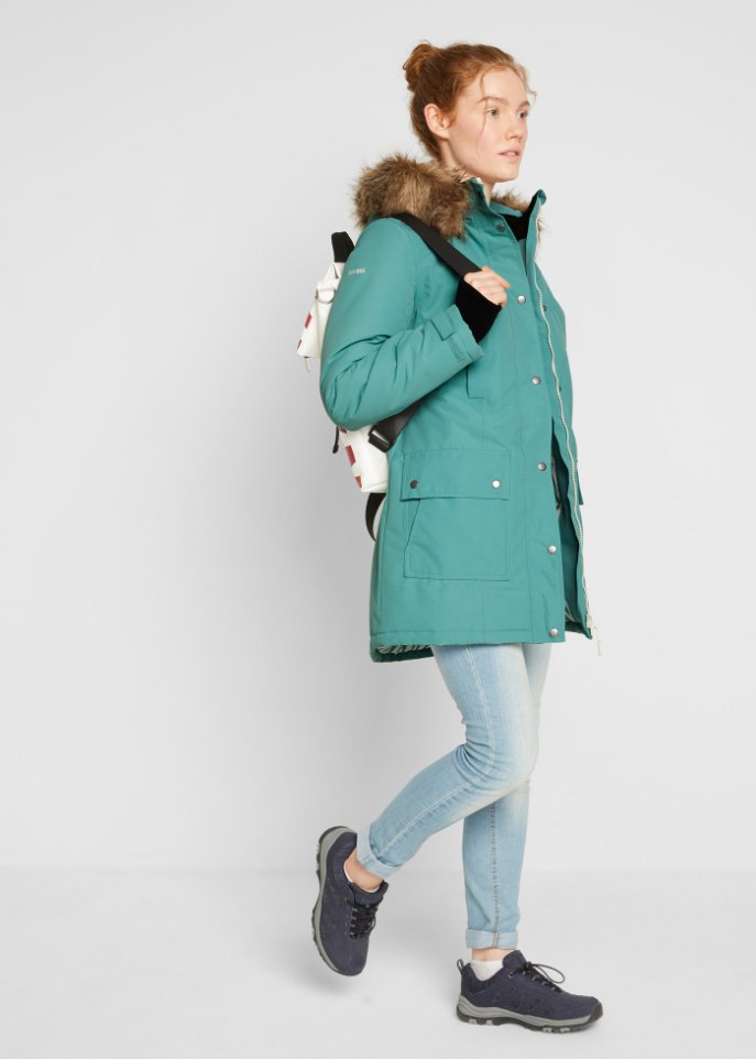 Outdoor-Funktions-Jacke mit Kapuze