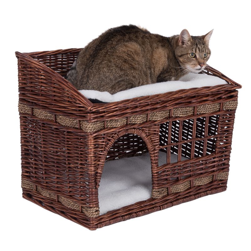 Katzenhaus Pueblo, dunkelbraun zu Discountpreisen % bei bitiba.de
