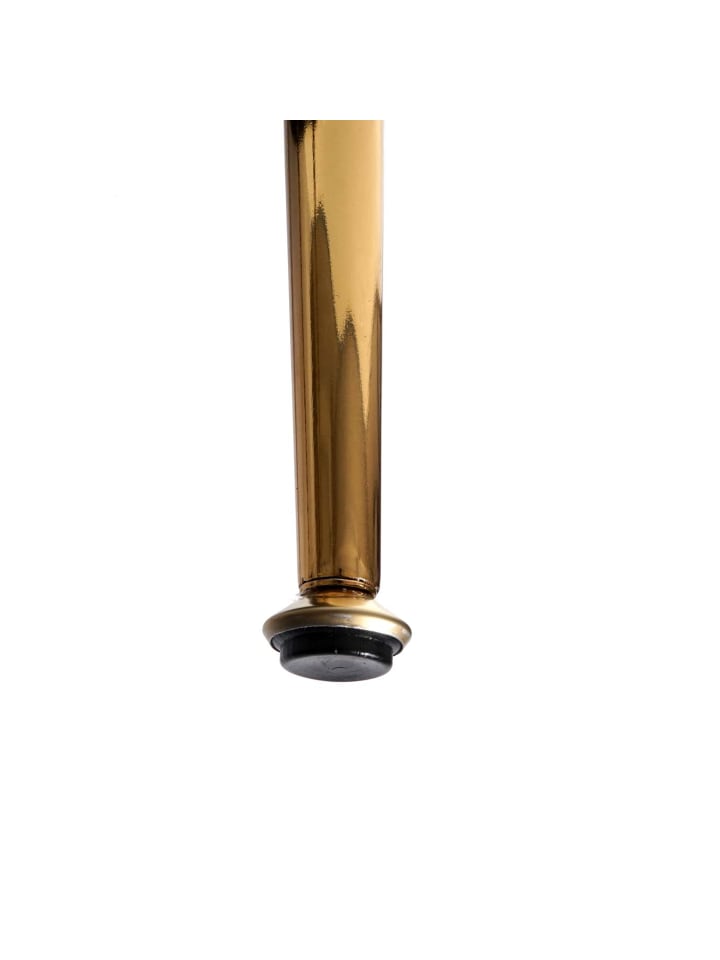 MCW 6er-Set Retro Esszimmerstuhl F18, Samt grün, goldene Beine günstig kaufen onesize