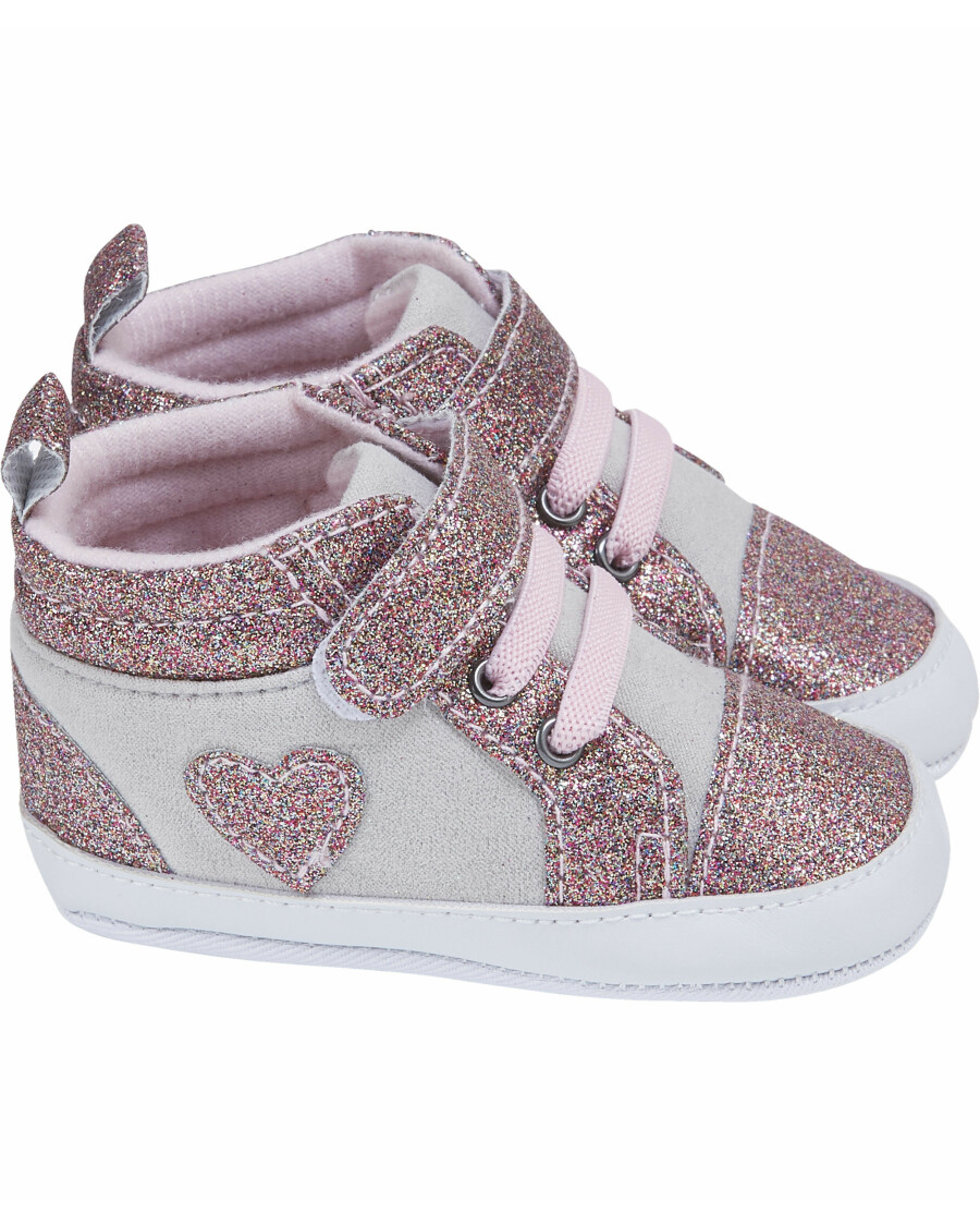 Glitzernde Babyschuhe
