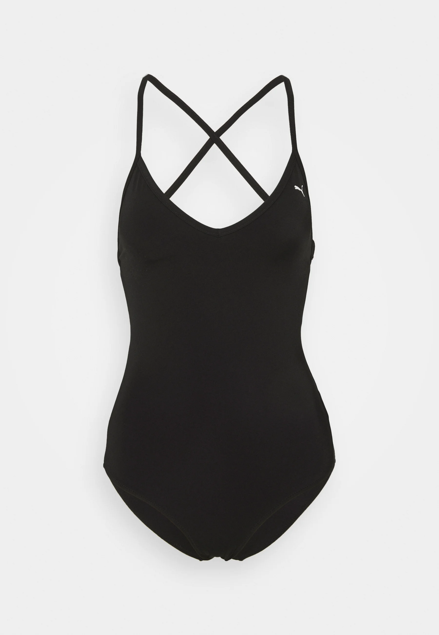 Traje de baño Puma SWIM para mujer con cuello en V y espalda cruzada - Traje de baño