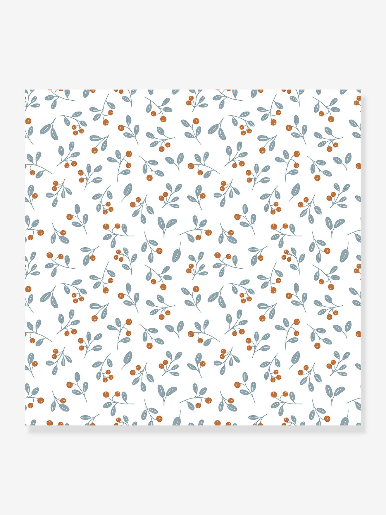 Papier peint Baies d'automne Joro LILIPINSO vert d'eau