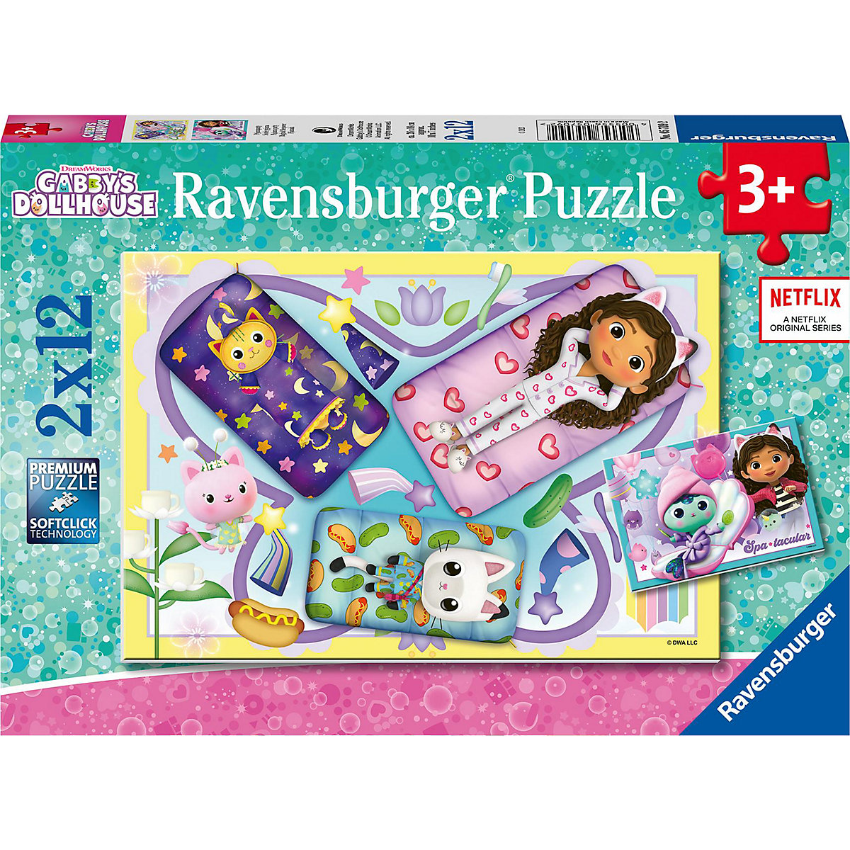 Puzzles Gabby's Dollhouse, 2 x 12 Teile