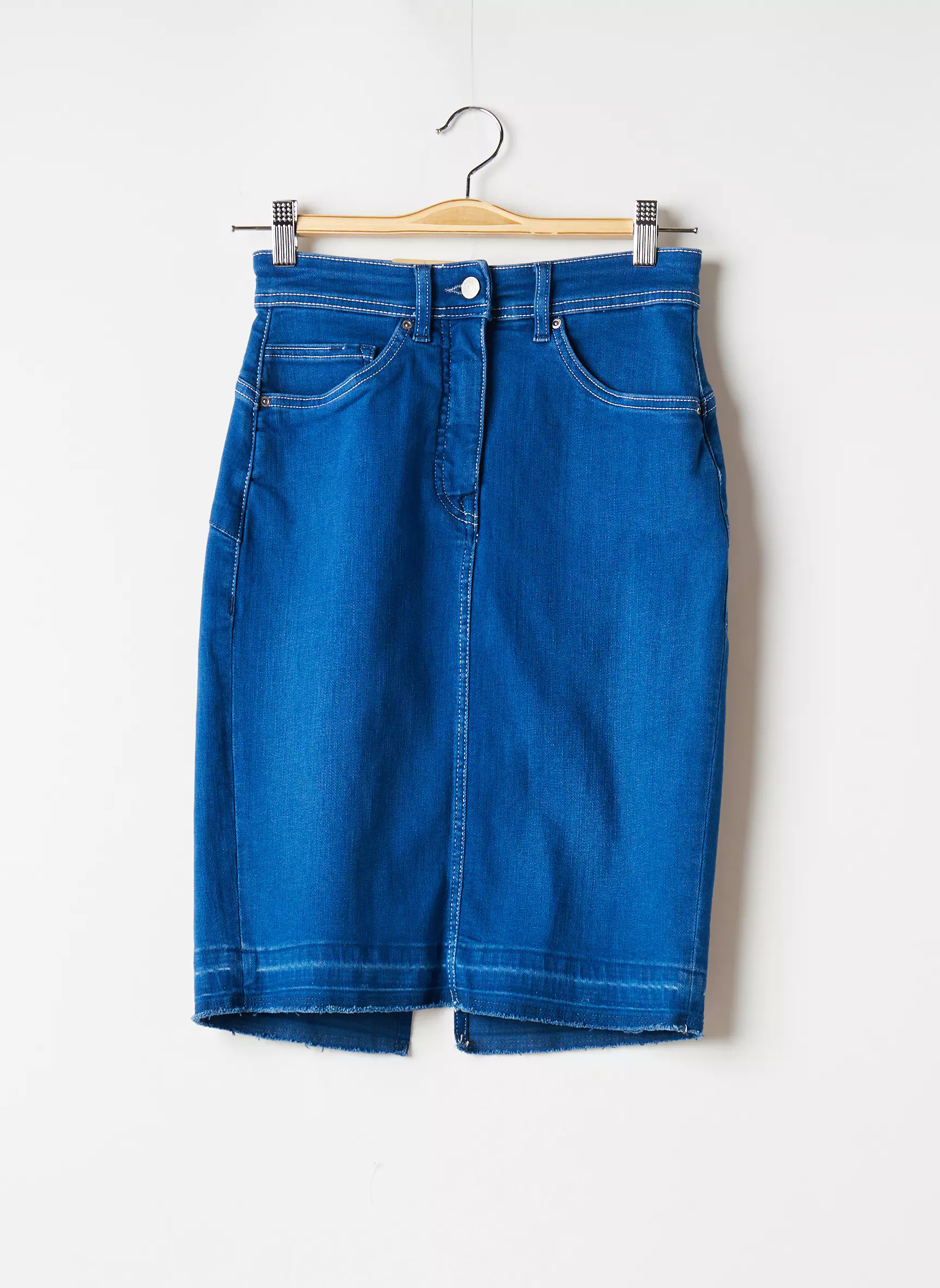 Salsa Jupes Mi Longues Femme couleur bleu