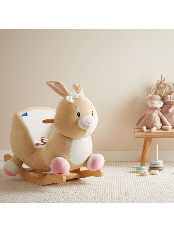 Bieco Spielwaren Schaukeltier Hase Hopsi in Beige günstig kaufen onesize