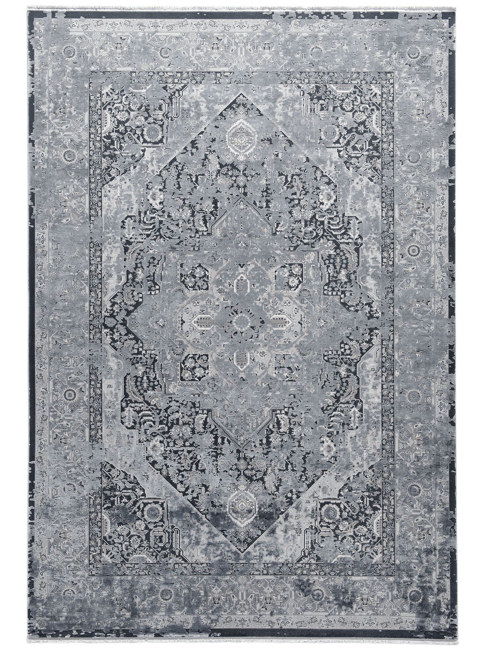 Colorada Vintage-Teppich, Antiksilber
