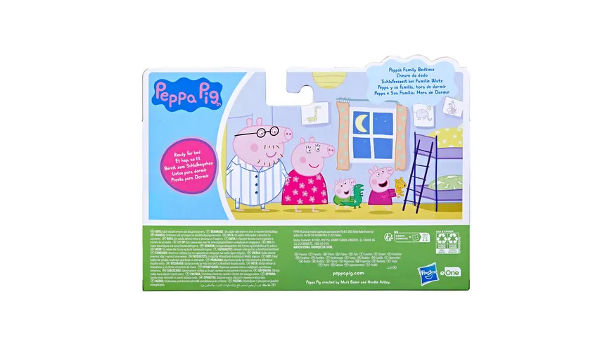 Hasbro - Peppa Pig Peppa’s Adventures Familienfiguren 4er-Pack, sortiert, 1 Stück