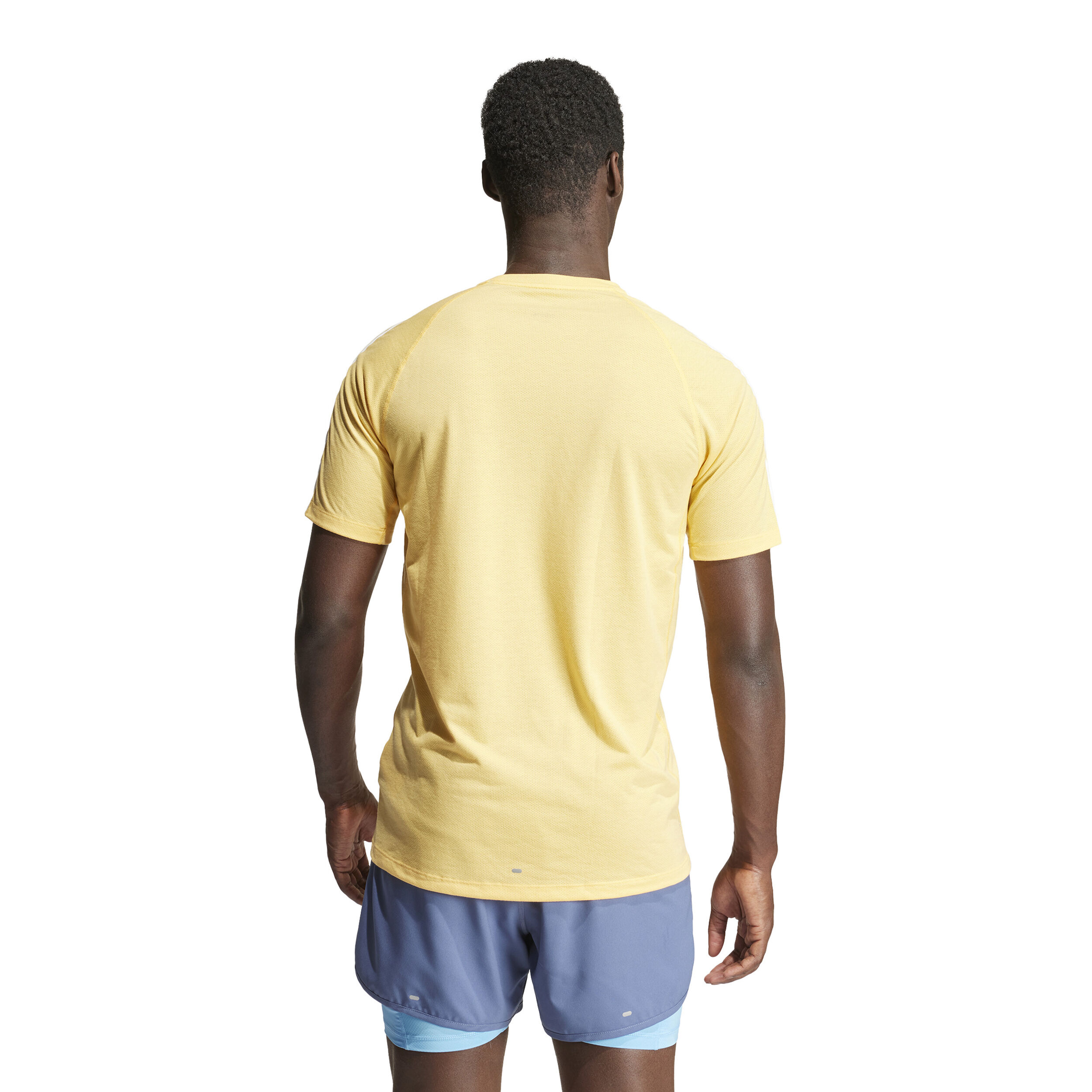 Own The Run E 3S Laufshirt Herren - Goldgelb