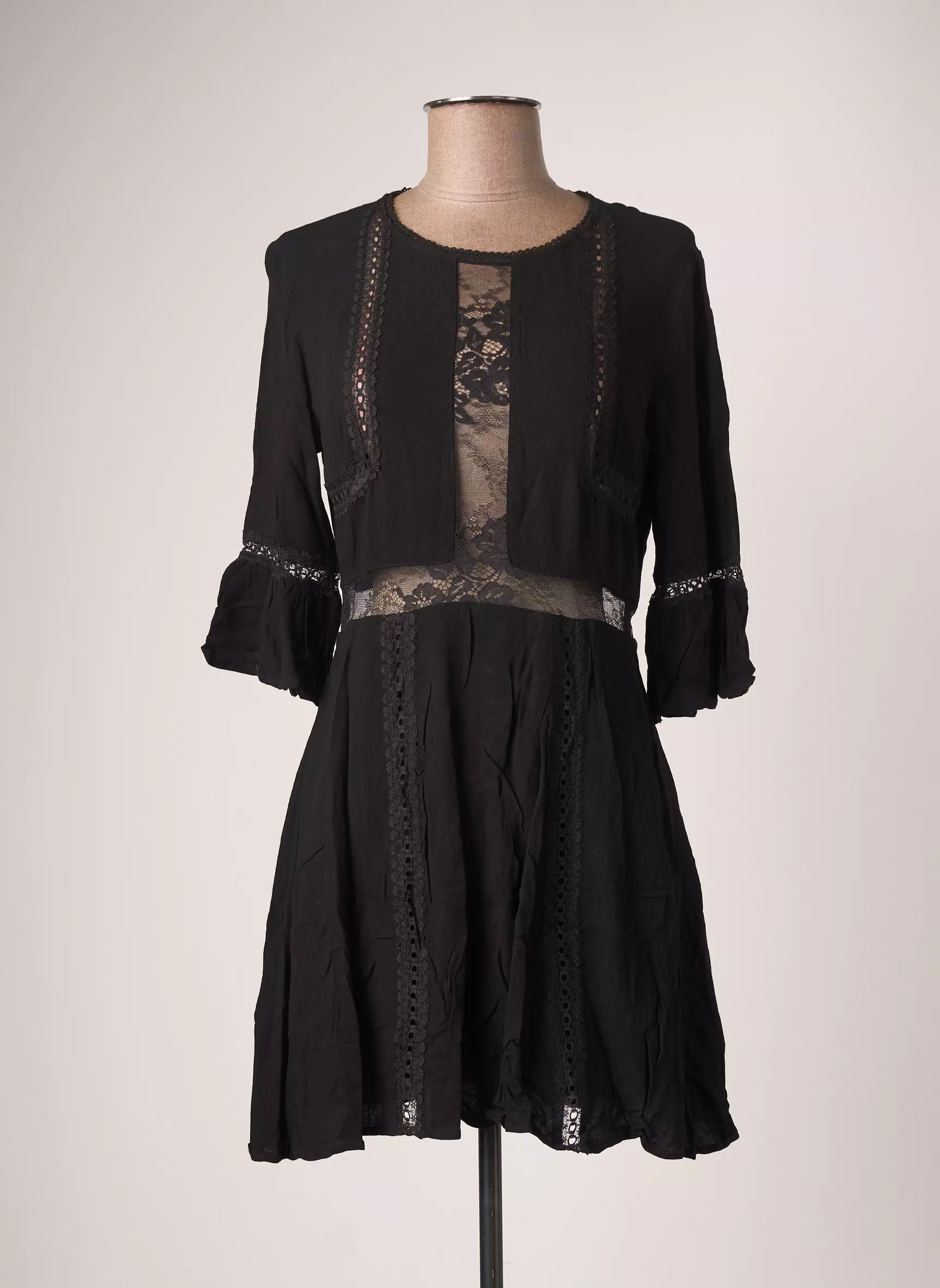 Calie Robes Courtes Femme couleur noir