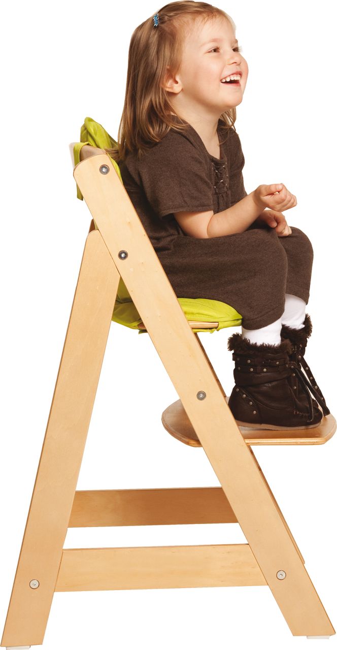 Roba Treppenhochstuhl Sit Up III, mitwachsend bis zum Jugendstuhl, Holz, natur
