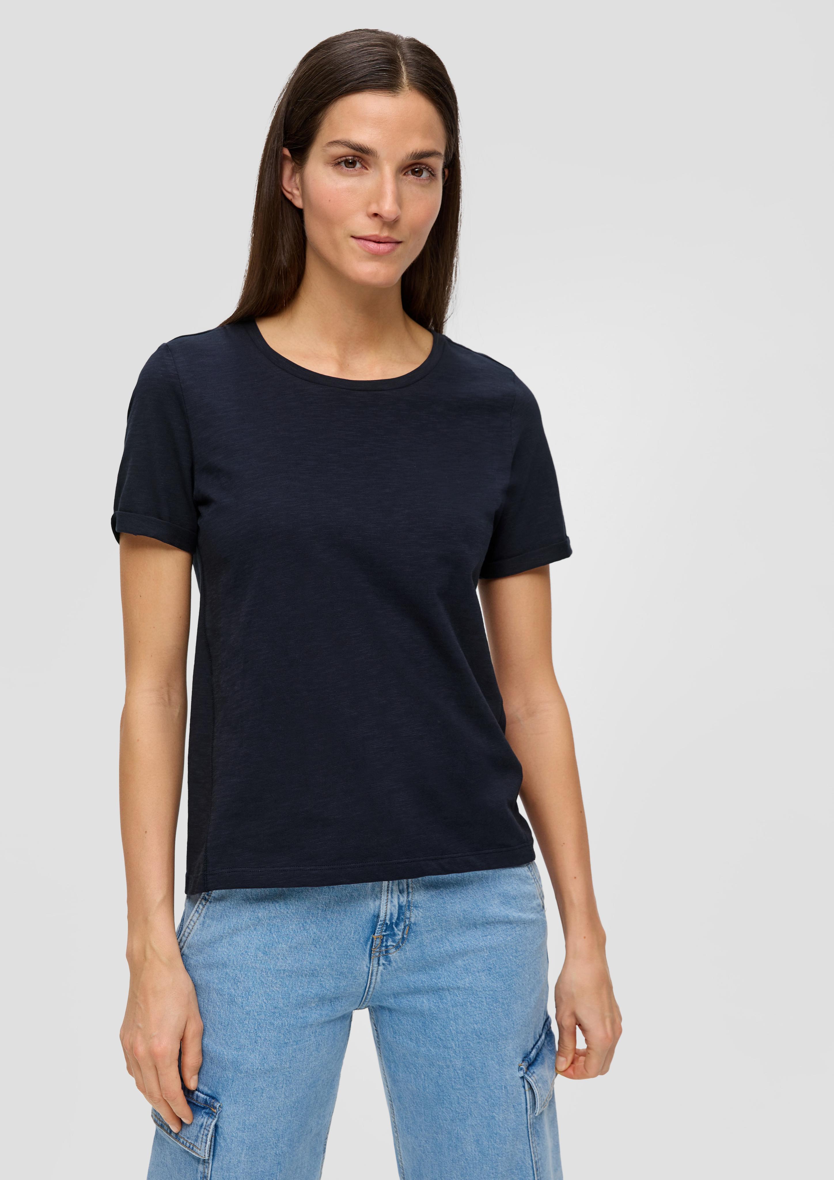 T-Shirt mit Umschlag am Ärmel  2144451-5959