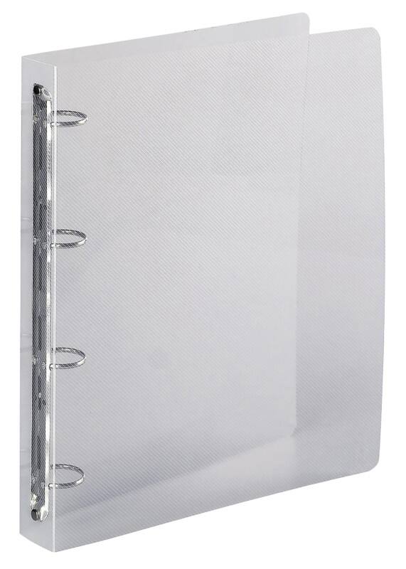 Exacompta Ringbuch 4 Ringe 30 mm Polypropylen A4 Maxi Crystal 20 Stück