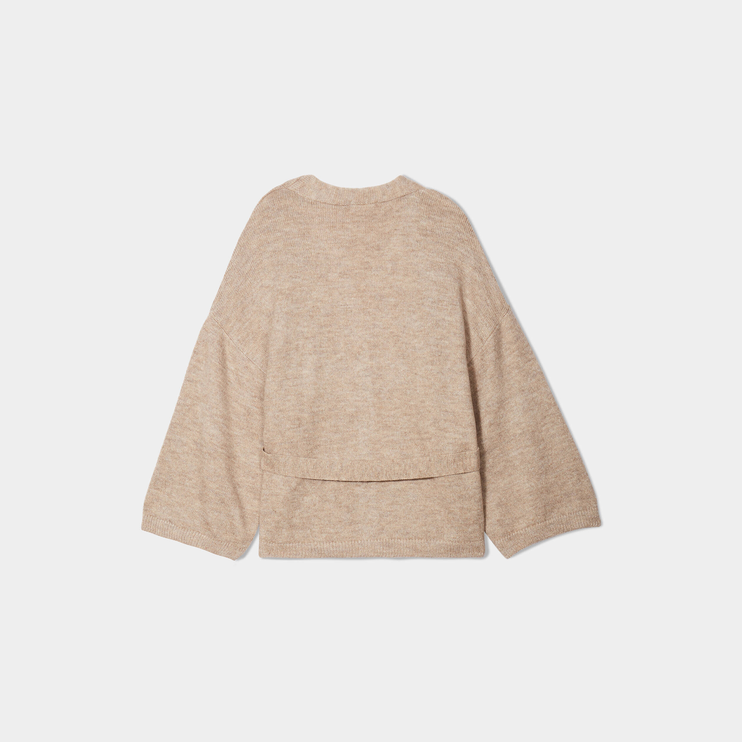 Gilet kimono manches 3/4 beige femme | Cache Cache