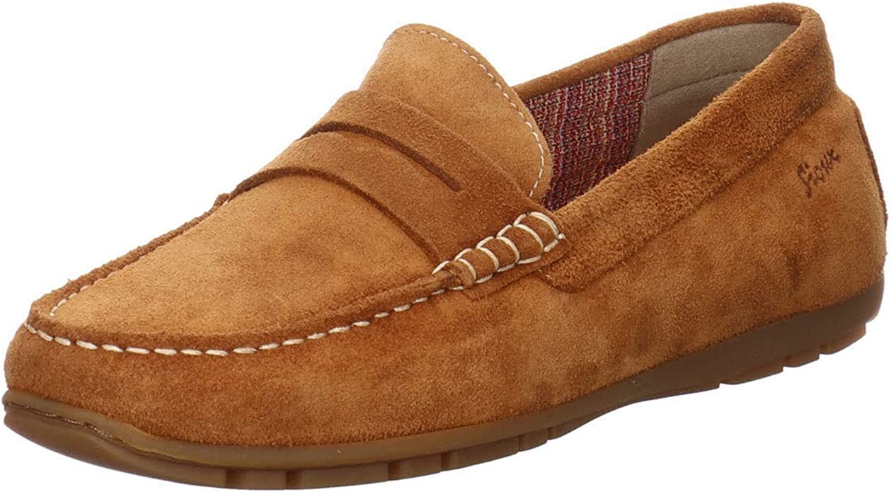 SIOUX Klassische Slipper braun