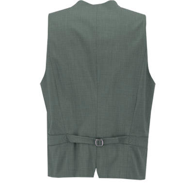 BALDESSARINI, Weste, Slim Fit, Schurwolle, grün