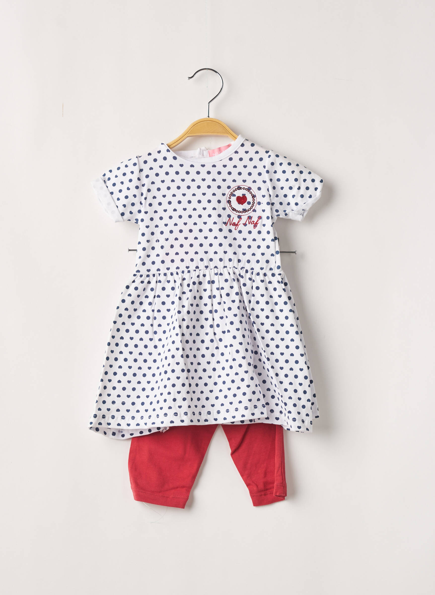 Naf Naf Ensembles Pantalon Fille couleur bleu