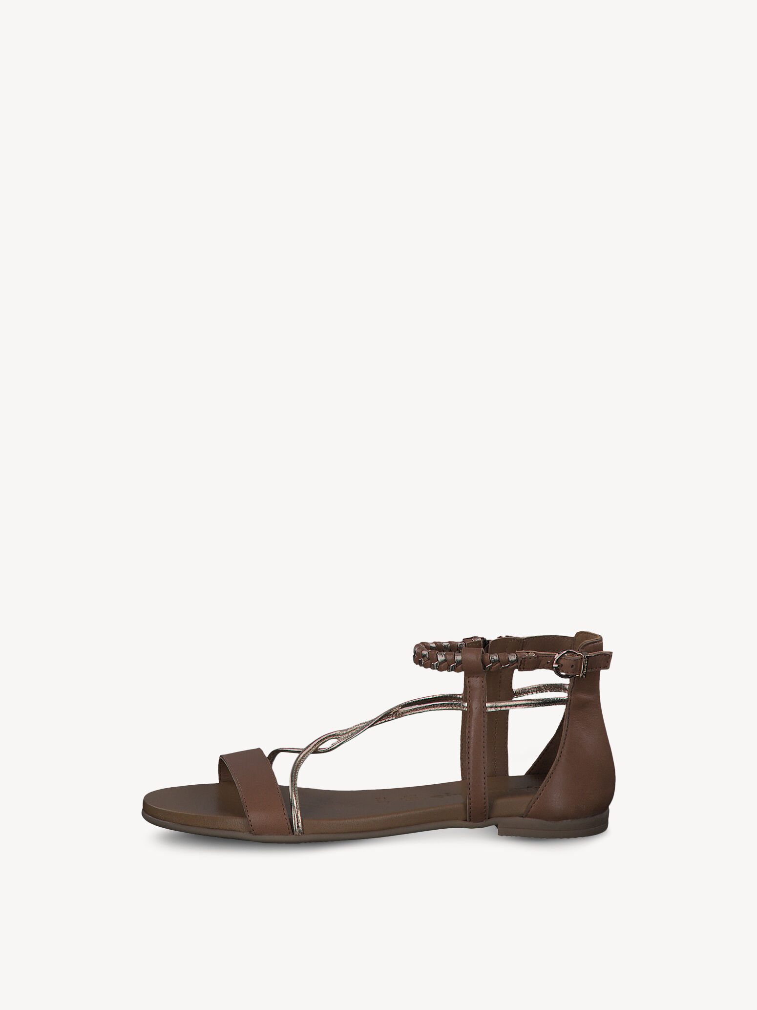 Sandale en cuir - marron