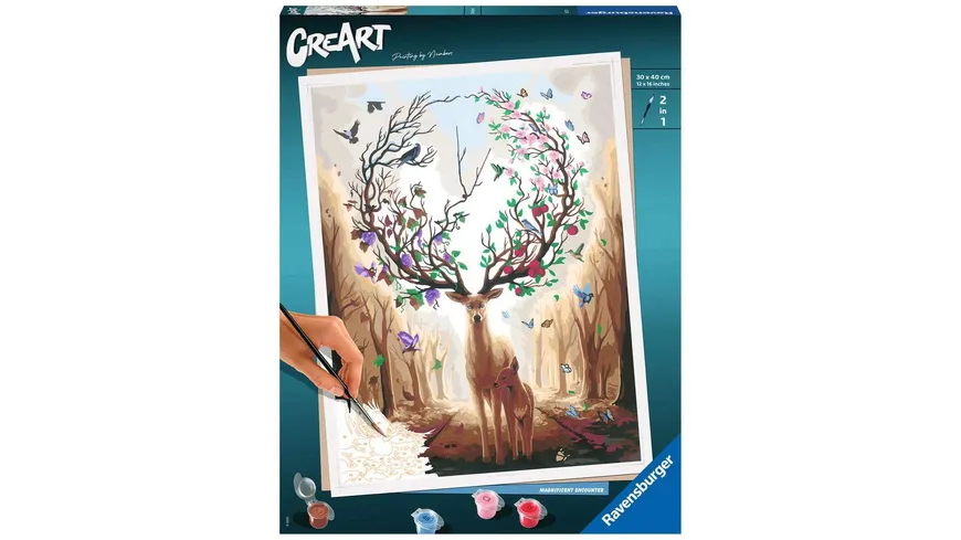 Ravensburger Beschäftigung - CreArt - Malen nach Zahlen 20273 – Magnificent Encounter