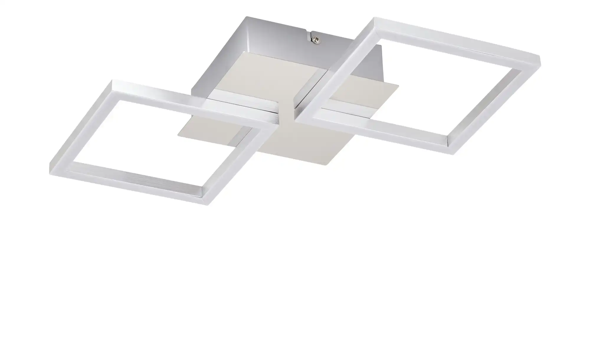 KHG LED-Deckenleuchte, 2-flammig, Alu