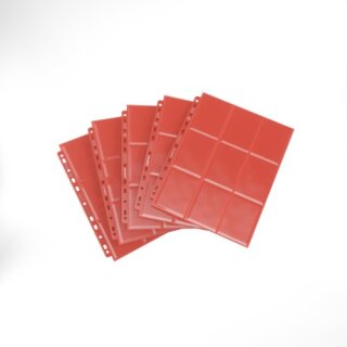 Gamegenic - 18-Pocket Sideloading Pages Red (10)