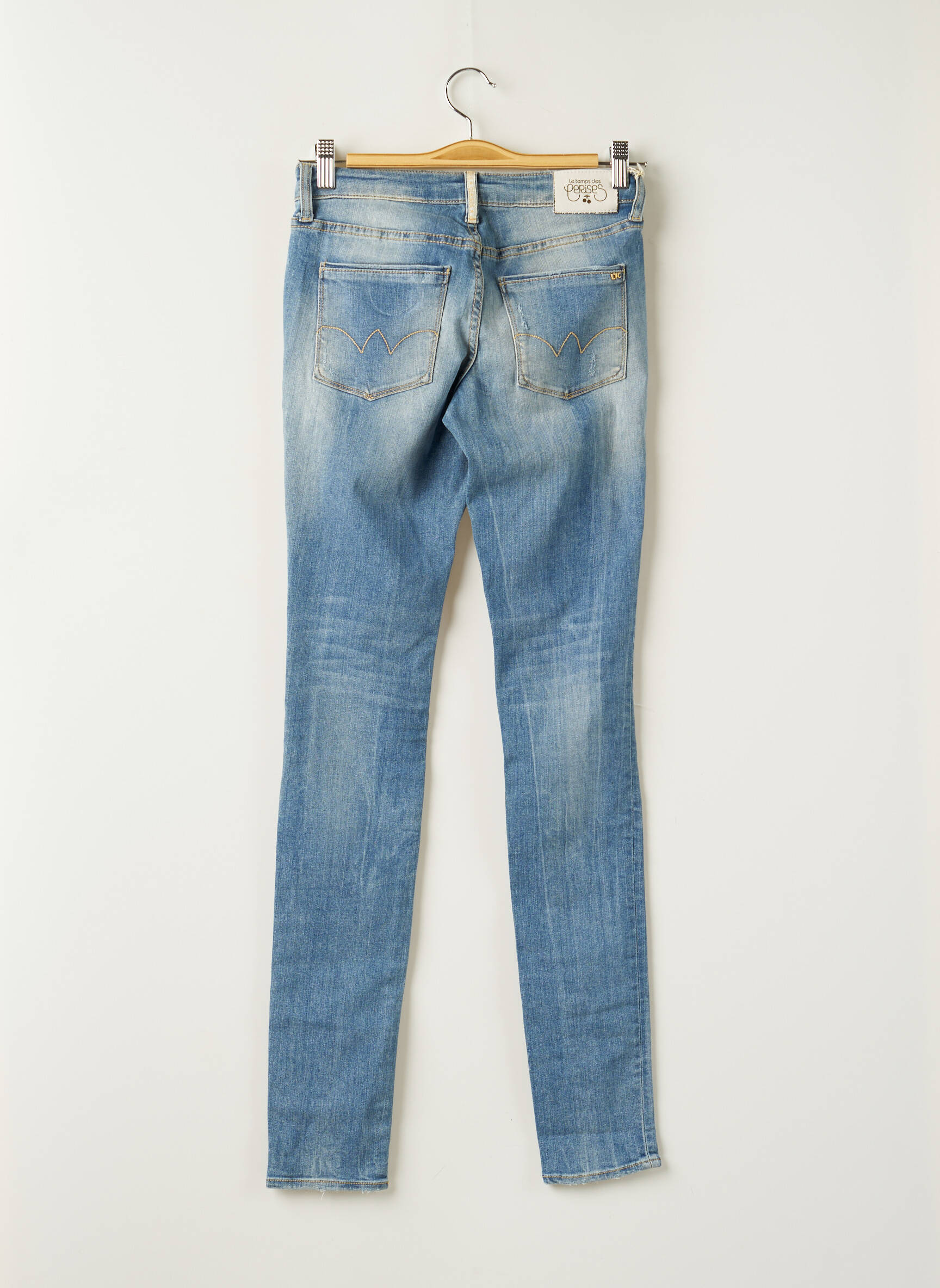 Le Temps Des Cerises Jeans Coupe Slim Fille couleur bleu