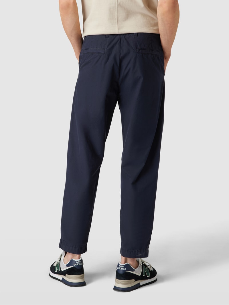 Hose mit Label-Details Modell 'STATUM' in marineblau