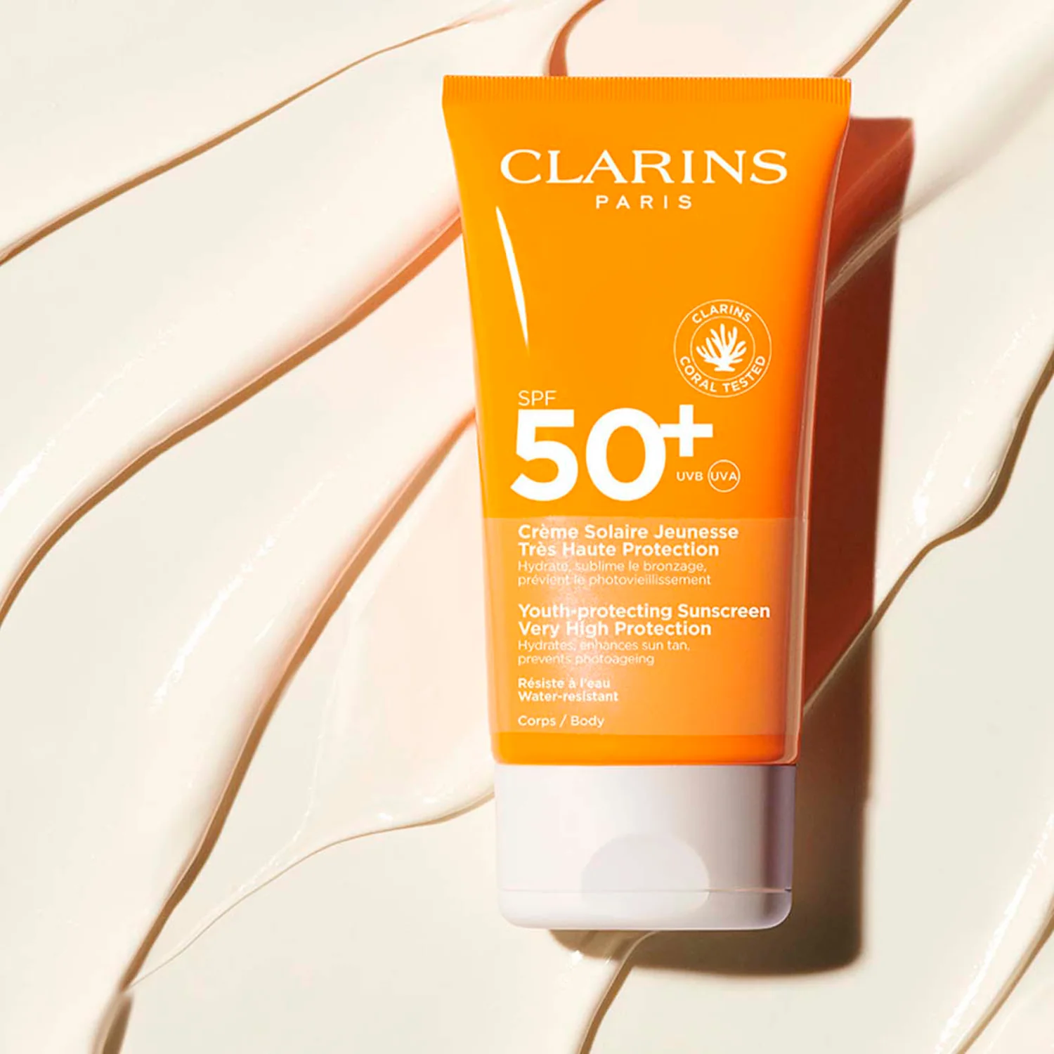 Sun Youth Sonnencreme LSF50+ - Sonnenschutzcreme für den Körper mit hohem Schutz.